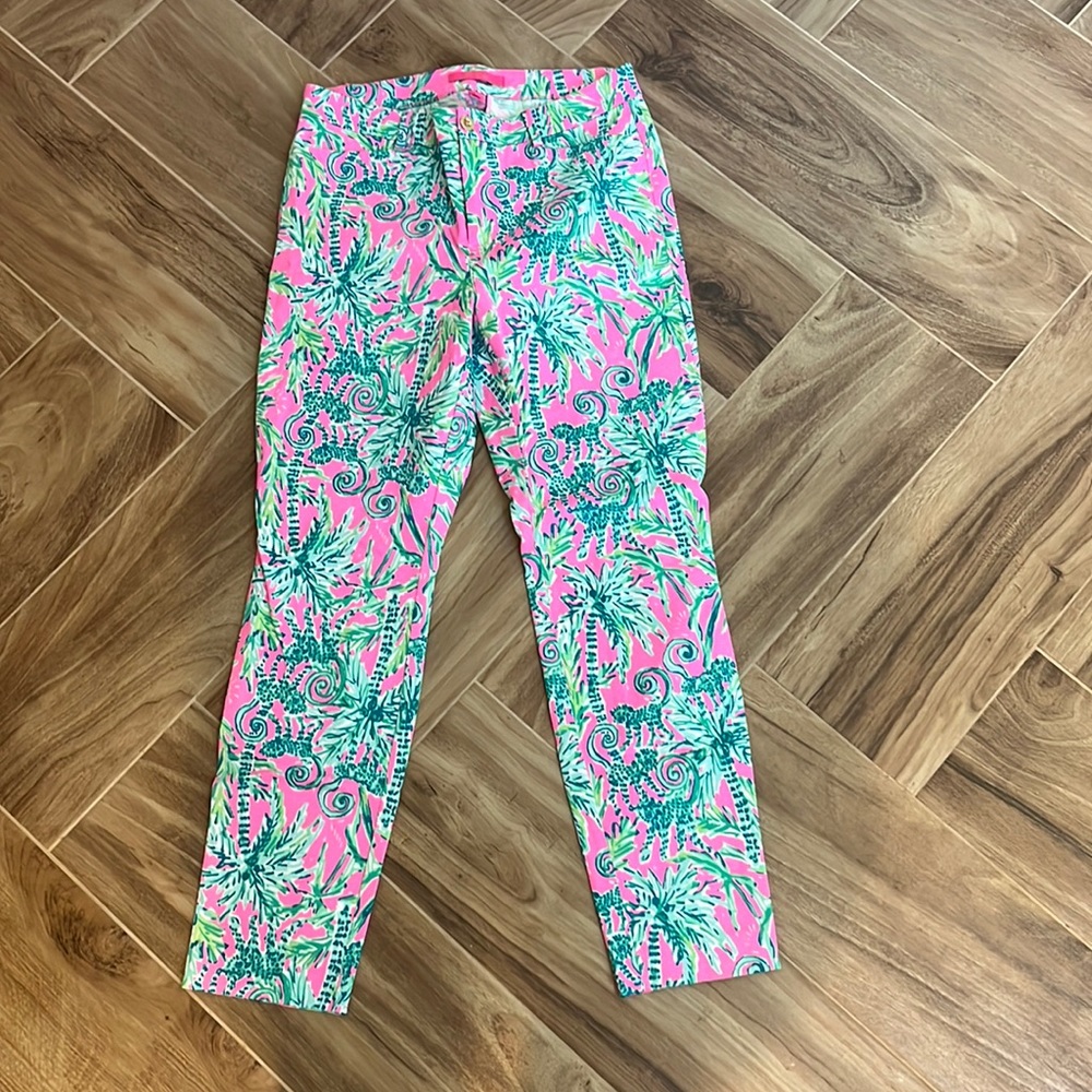 NWT Lilly Pulitzer Kelly High Rise Skinny Ankle Pant